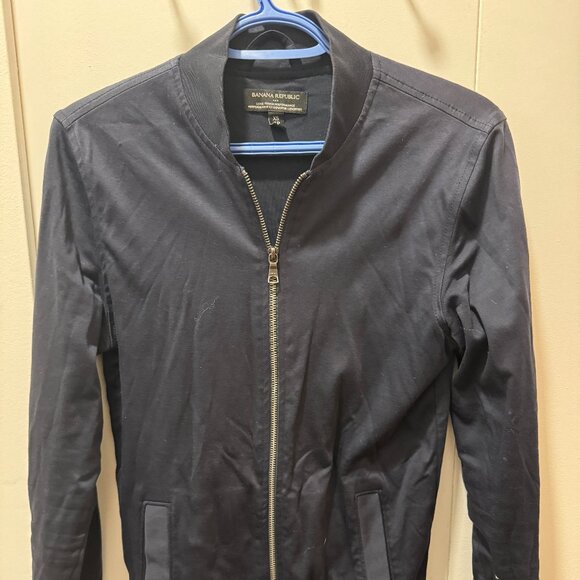Banana Republic bomber sweater XS navy - Picture 1 of 2